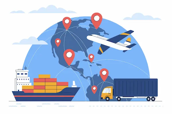 Medios de transporte utilizados en envíos internacionales desde Perú